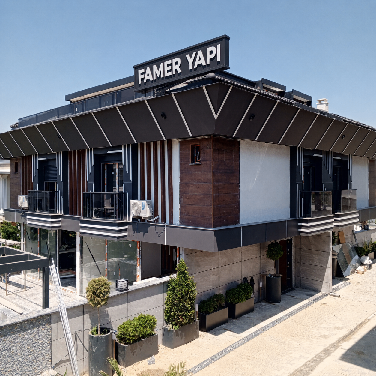 Famer Yapı Beylikdüzü villa projesi — dış cephe